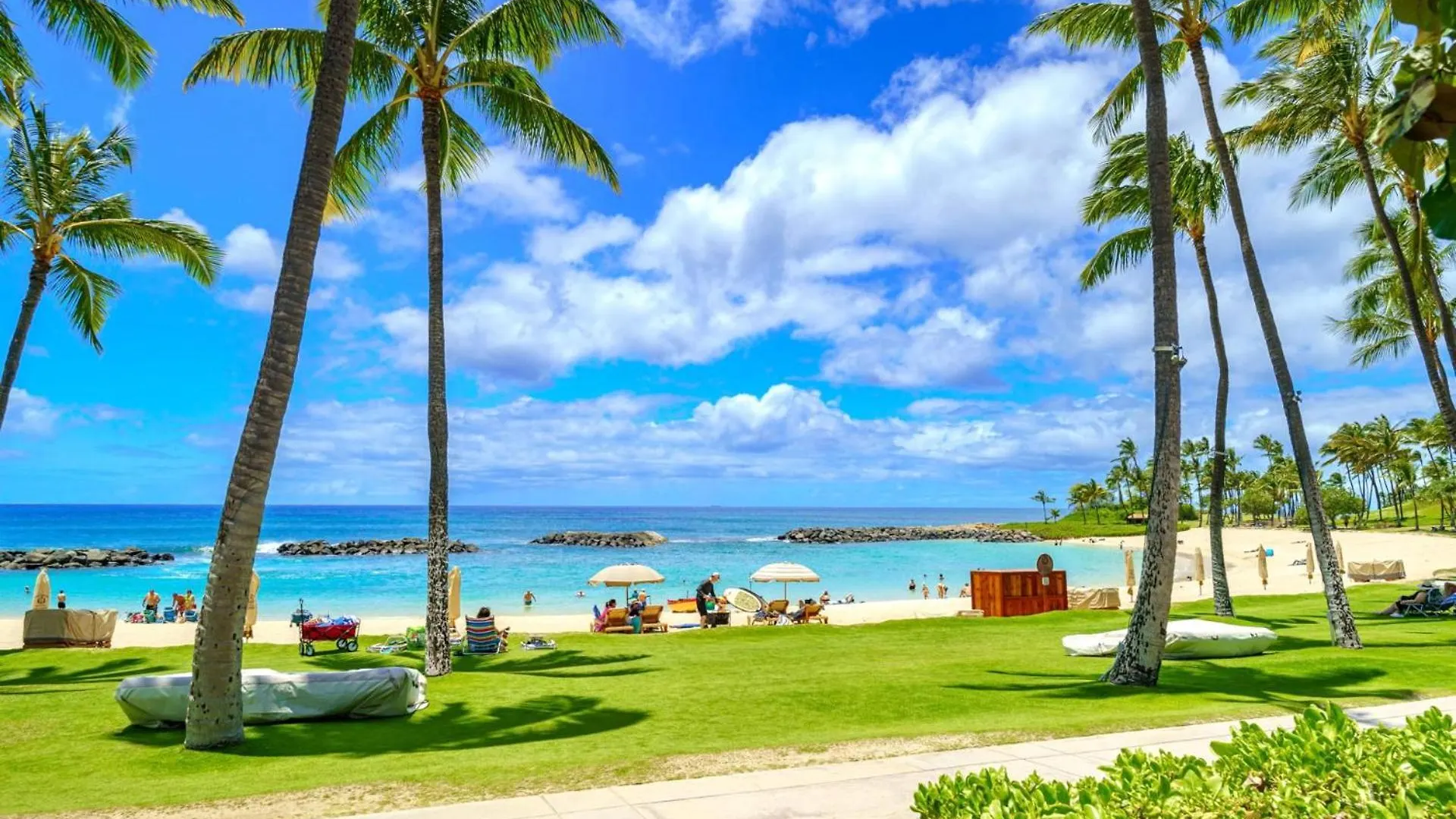 Apartmán Kbm Resorts Free Car Beach Villas At Ko Olina Bvk-B-308 Beachfront Villa Kapolei